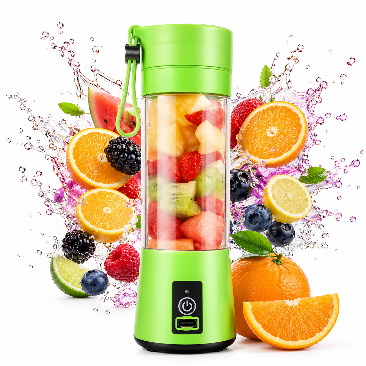 Mini Licuadora Portatil 380ml Recargable